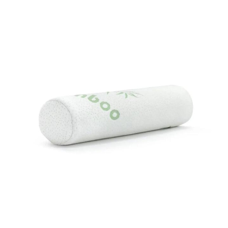 Set of 2 Memory Foam Neck Roll Bolster Pillows
