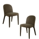 Raimon Furniture Set Of 2 Cipri All Cover Fabric Kitchen Dining Side Chair Leaf