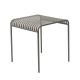 Raimon Furniture Renzo Antirust Treatment Metal Outdoor Small Square Dining Table 70cm Cappuccino