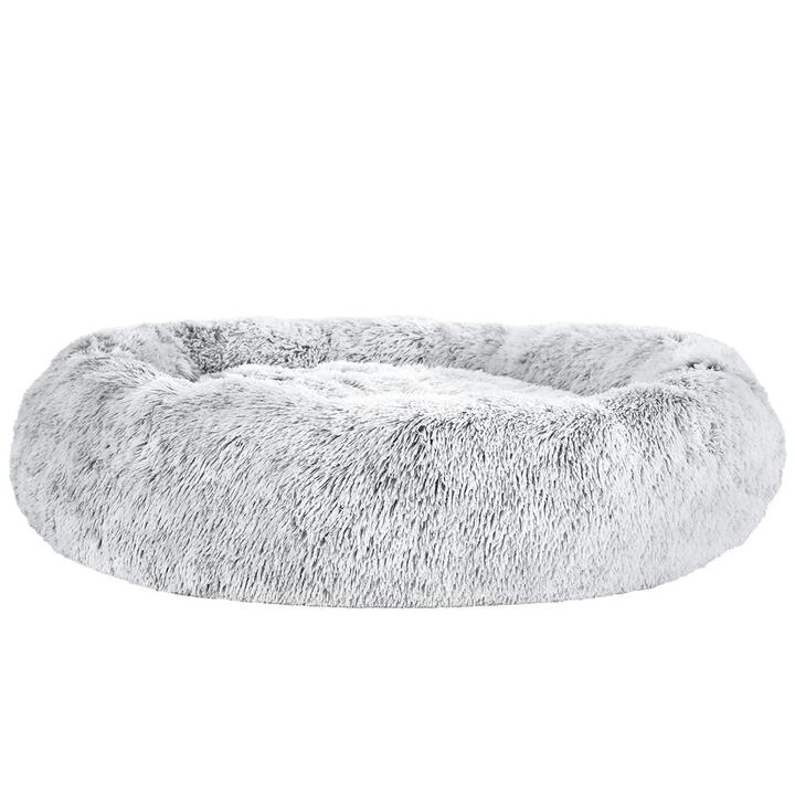 Pet Bed Dog Cat Calming Bed Extra Large 110cm Charcoal Sleeping Comfy Washable