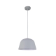 PASTEL Pendant Lamp Light Interior Matte Grey Angled Dome OD250mm