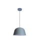 PASTEL Pendant Lamp Light Interior ES Matte Blue Angled Dome OD250mm
