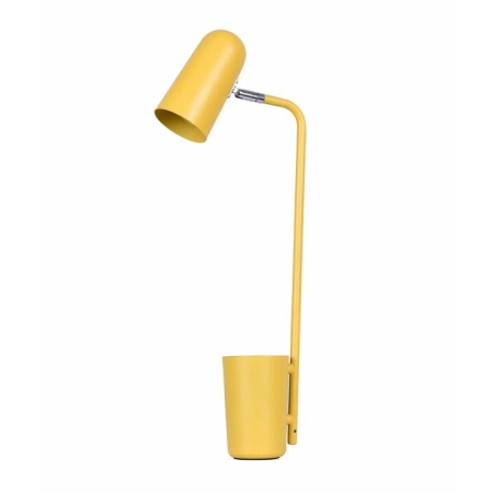 PASTEL Table Lamp SES Matte Yellow Ellipse OD160mm Adjustable with Storage