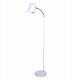 PASTEL Floor Lamp ES Matte White Ellipse H1545mm Adjustable with Wave Edge