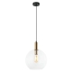PATERA Pendant Lamp Light Interior ES 40W Clear Wine Glass Extn Bronze Highlight
