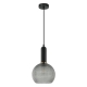 PELOTA Pendant Lamp Light Interior ES OD200mm H320mm Wine Glass Smokey Black Segmented Glass