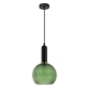 PELOTA Pendant Lamp Light Interior ES OD200mm H320mm Wine Glass Green Segmented Glass
