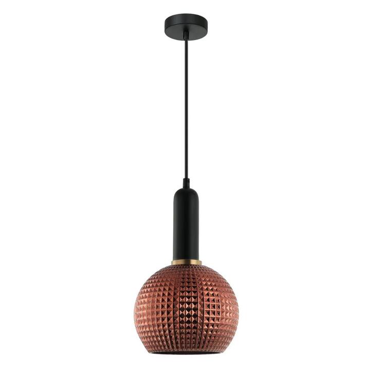 PELOTA Pendant Lamp Light Interior ES OD200mm H320mm Wine Glass Copper Segmented Glass