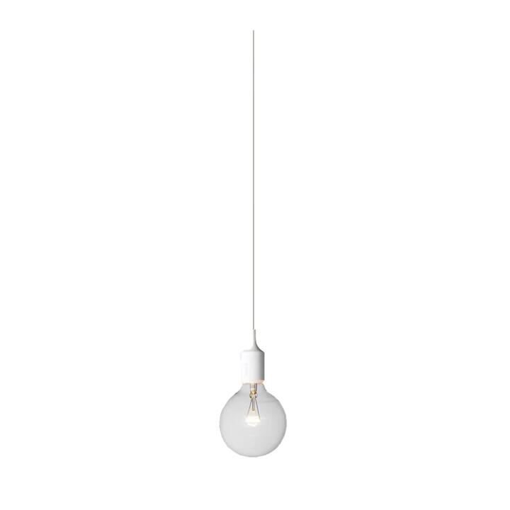 PEN Pendant Lamp Light Interior ES White Silicon Suspension OD45mm