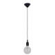 PEN Pendant Lamp Light Interior ES Black Silicon Suspension OD45mm