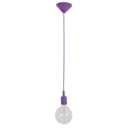 PEN Pendant Lamp Light Interior ES Purple Silicon Suspension OD45mm