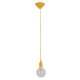 PEN Pendant Lamp Light Interior ES Yellow Silicon Suspension OD45mm