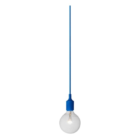 PEN Pendant Lamp Light Interior ES Blue Silicon Suspension OD45mm