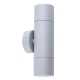 Pillar Light Up/Down GU10 Matte Grey IP65 Round Back Plate