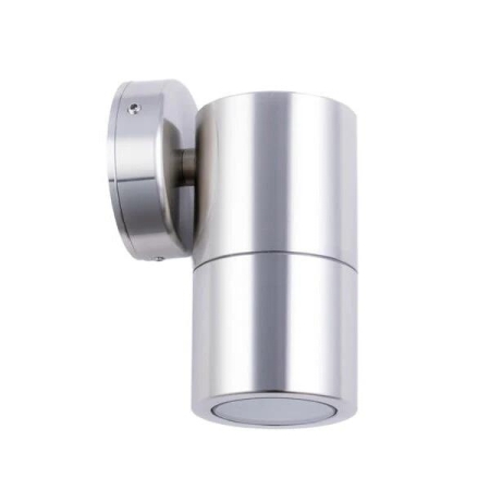 Pillar Light Fixed 12V MR16 Stainless Steel 316 IP65 Round Back Plate