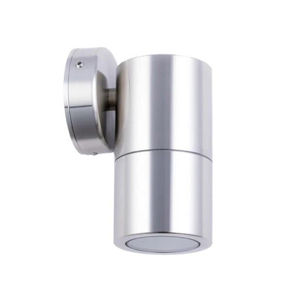 Pillar Light Fixed 12V MR16 Stainless Steel 316 IP65 Round Back Plate