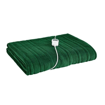 Plush Electric Heated Throw Blanket - Jade