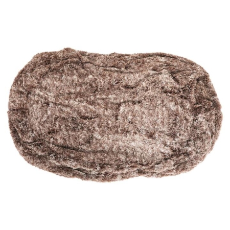 PaWz Replacement Pet Bed Cover Zipper Dog Mattress Plush Washable Brown 180cm