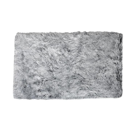 PaWz Replaceable Pet Bed Cover Plush Warm Soft Washable Charcoal M