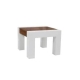 Nora Side Table - Antique Oak / High Gloss White
