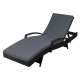 Outdoor Sun Lounge - Black