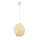 Orion PVC Hanging Pendant Lamp Oval Shape - White
