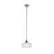 Nirvana Modern Glass Shade Pendant Lamp Light Satin Chrome