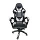 Design Square Modern Racer Computer Gaming Study Office Chair - Black