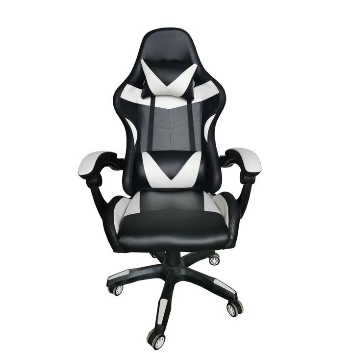 Design Square Modern Racer Computer Gaming Study Office Chair - Black