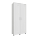 Nova Multi-Purpose 2-Door Broom Cupboard Storage Cabinet - White