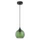 MARBRE Pendant Lamp Light Interior ES OD170mm H180mm Wine Glass Green Wavy Glass