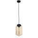 MASON Pendant Lamp Light Interior ES Amber Glass Tipped Oblong OD180mm