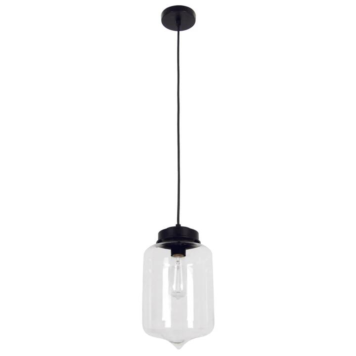 MASON Pendant Lamp Light Interior ES Clear Glass Tipped Oblong OD180mm