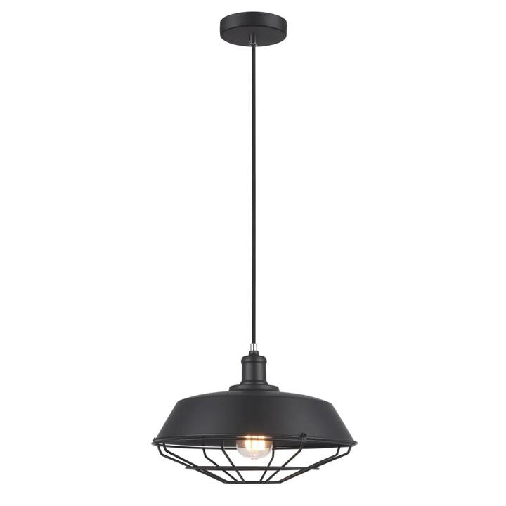 MATRIX Pendant Lamp Light Interior ES Black Dome with Cage OD360mm