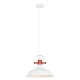 NARVIK Pendant Lamp Light Interior ES Matte White Dome with Copper Highlight OD360mm