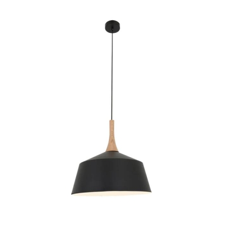 NORDIC Pendant Lamp Light Interior ES Black Medium Angled Dome OD400mm