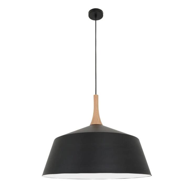 NORDIC Pendant Lamp Light Interior ES Black Large Angled Dome OD560mm