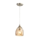 ORDITO Pendant Lamp Light Interior ES Champagne Dimpled Glass Ellipse OD146mm