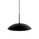 Nobu Rustic Modern Metal Disc Pendant Light Lamp - Black/Gold