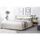 Marseille Storage Bed Frame - Queen Beige - Queen