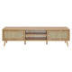 Morocco Rattan Lowline Entertainment Unit TV Stand Storage Cabinet 180cm - Natural
