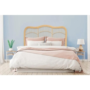 Moria Rattan Eco Friendly Bed Head Headboard King Size - Natural - King