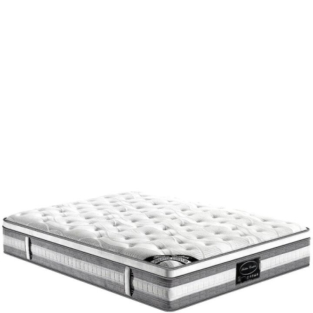 Mattress Euro Top King Size Pocket Spring Coil with Knitted Fabric Medium Firm 34cm Thick