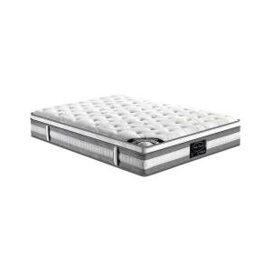 Mattress Euro Top King Single Size Pocket Spring Coil with Knitted Fabric Medium Firm 34cm Thick