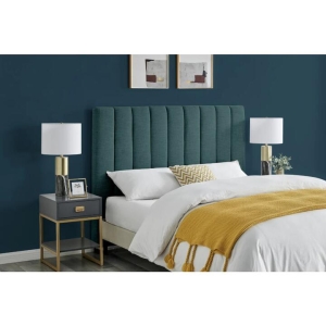 Megan Bed Head Peacock Teal - King