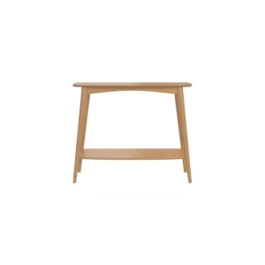 Mia Hall Console Hallway Table with Shelf Scandi Oak