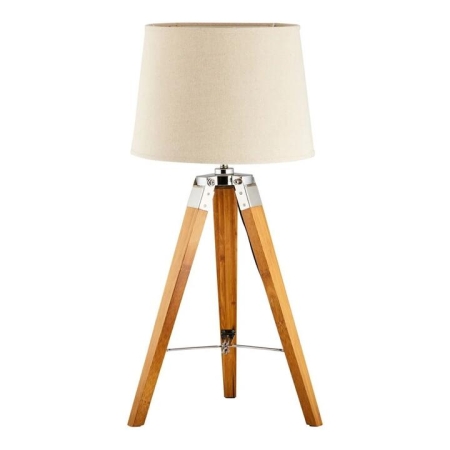 New Oriental Nicki Classic Tripod Table Lamp - Natural