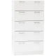 Lorenzo Chest of 5-Drawer Tallboy Storage Cabinet - White