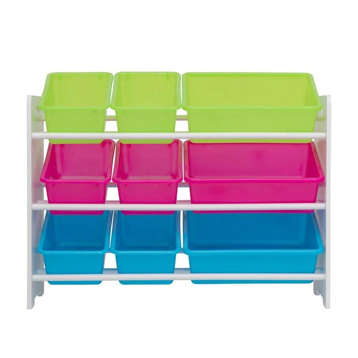 Lotus Kids 9-Bins Toys Organizer Unit Storage Rack