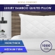 Luxury - Bamboo Quilted Pillow - Single Pack